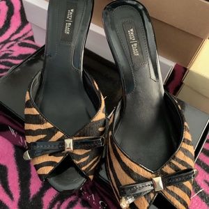 Petra Calf Hair Tiger Stripe Heels